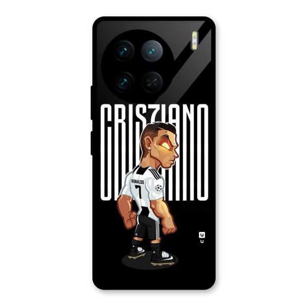 Soccer Star Glass Back Case for Vivo X90 Pro