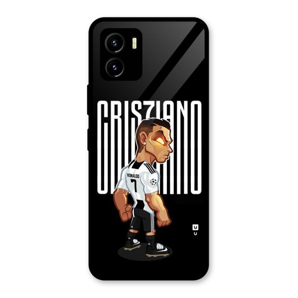 Soccer Star Glass Back Case for Vivo Y15s