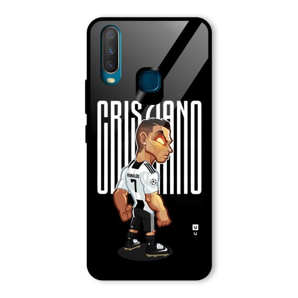 Soccer Star Glass Back Case for Vivo Y17