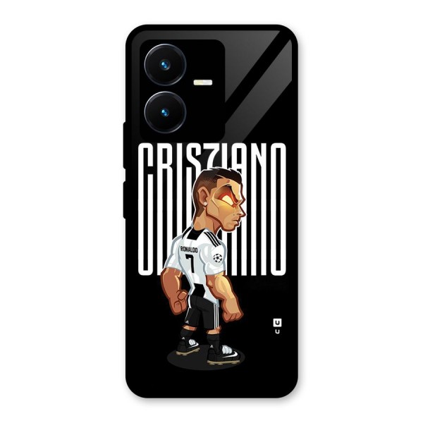 Soccer Star Glass Back Case for Vivo Y22