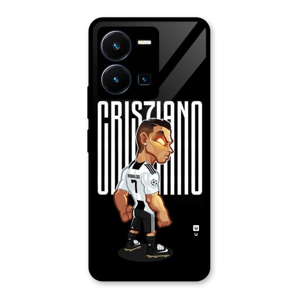 Soccer Star Glass Back Case for Vivo Y35