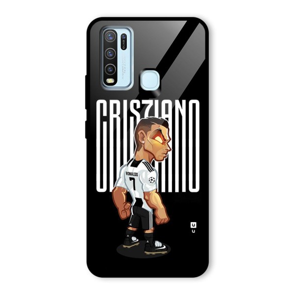 Soccer Star Glass Back Case for Vivo Y50