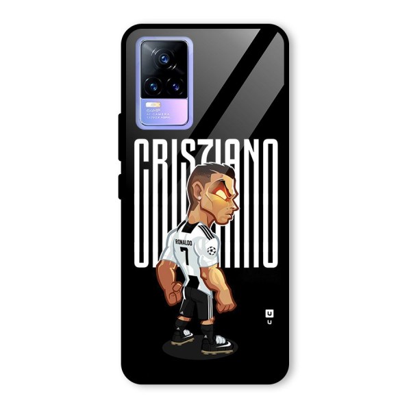 Soccer Star Glass Back Case for Vivo Y73