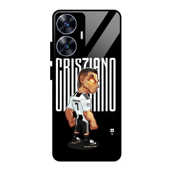 Soccer Star Glass Back Case for realme C55