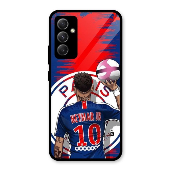 Soccer Star Junior Glass Back Case for Galaxy A34