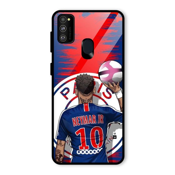 Soccer Star Junior Glass Back Case for Galaxy M21