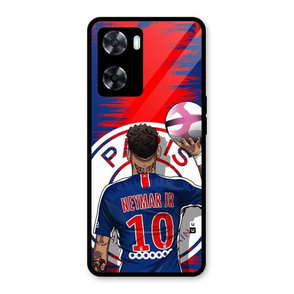 Soccer Star Junior Glass Back Case for Oppo A77