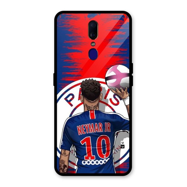 Soccer Star Junior Glass Back Case for Oppo F11