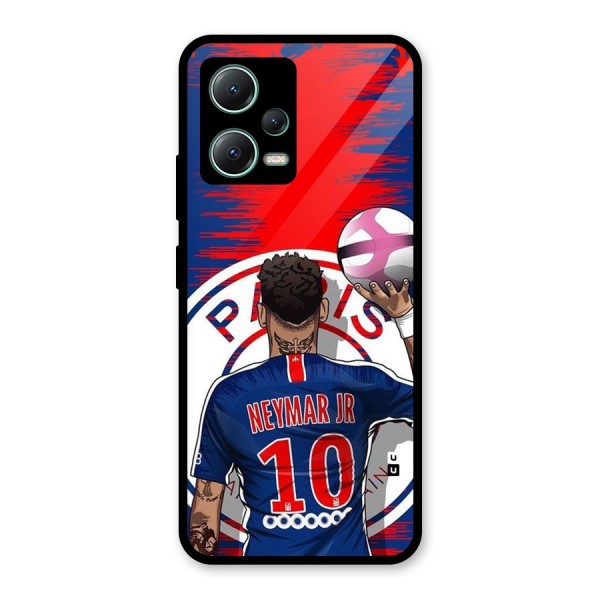 Soccer Star Junior Glass Back Case for Poco X5