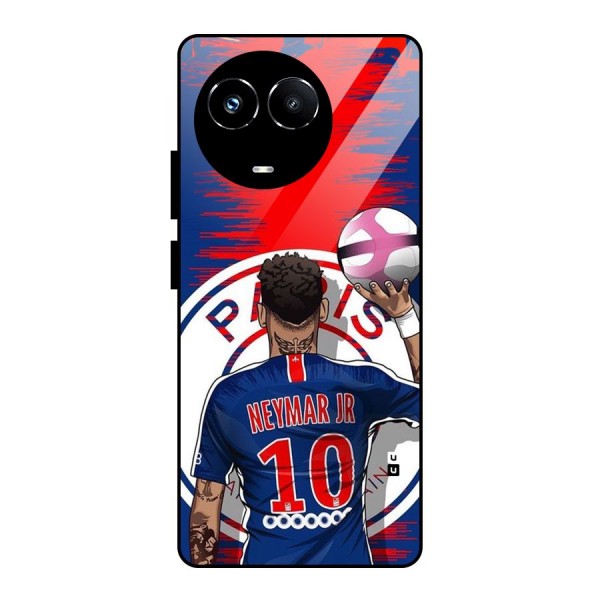 Soccer Star Junior Glass Back Case for Realme 11X