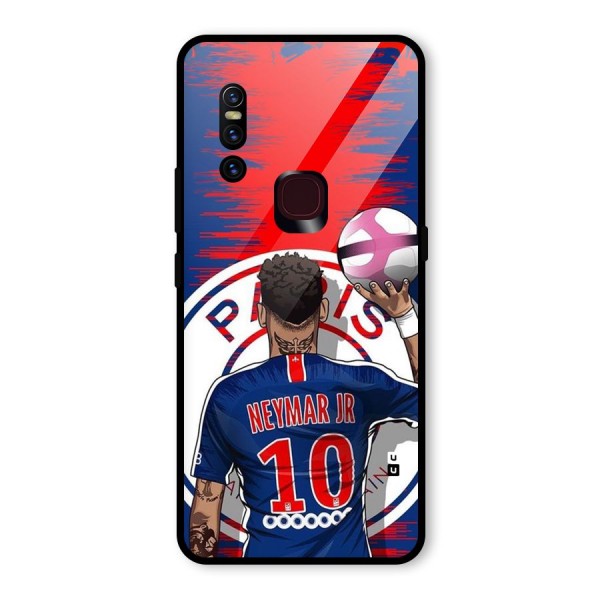 Soccer Star Junior Glass Back Case for Vivo V15