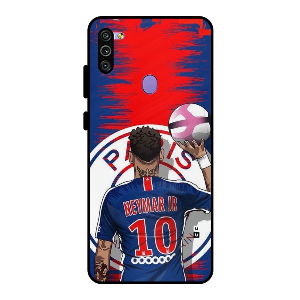 Soccer Star Junior Metal Back Case for Galaxy M11