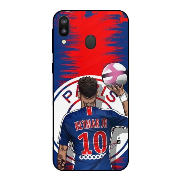 Soccer Star Junior Metal Back Case for Galaxy M20