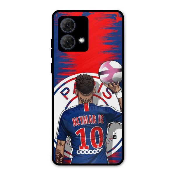 Soccer Star Junior Metal Back Case for Moto G84