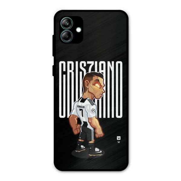 Soccer Star Metal Back Case for Galaxy A04