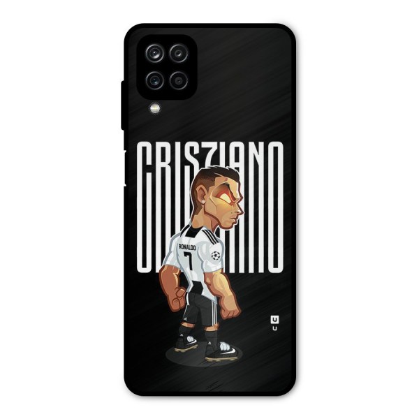 Soccer Star Metal Back Case for Galaxy A12