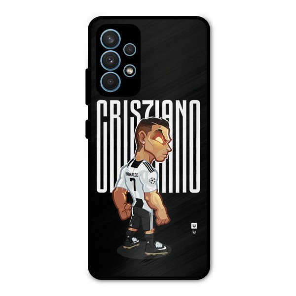 Soccer Star Metal Back Case for Galaxy A32