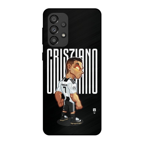 Soccer Star Metal Back Case for Galaxy A33 5G