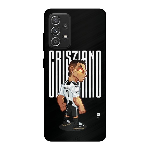 Soccer Star Metal Back Case for Galaxy A52