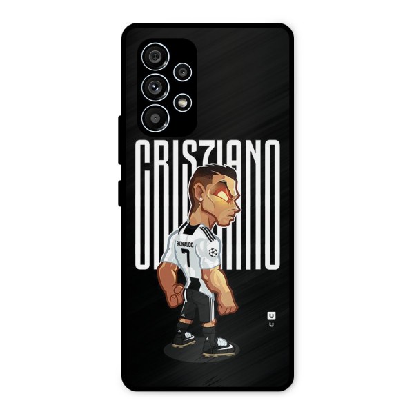 Soccer Star Metal Back Case for Galaxy A53 5G