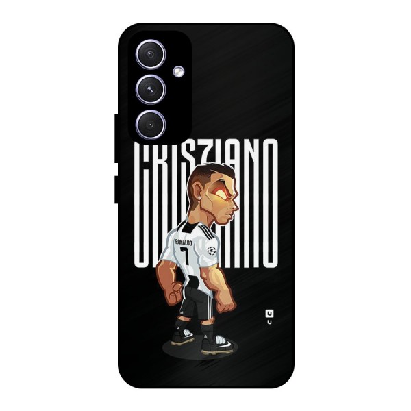 Soccer Star Metal Back Case for Galaxy A54