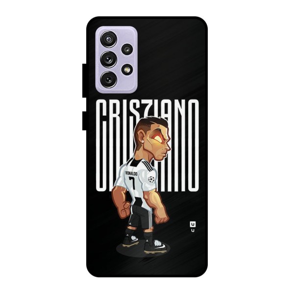 Soccer Star Metal Back Case for Galaxy A72