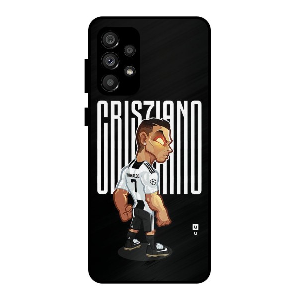 Soccer Star Metal Back Case for Galaxy A73 5G