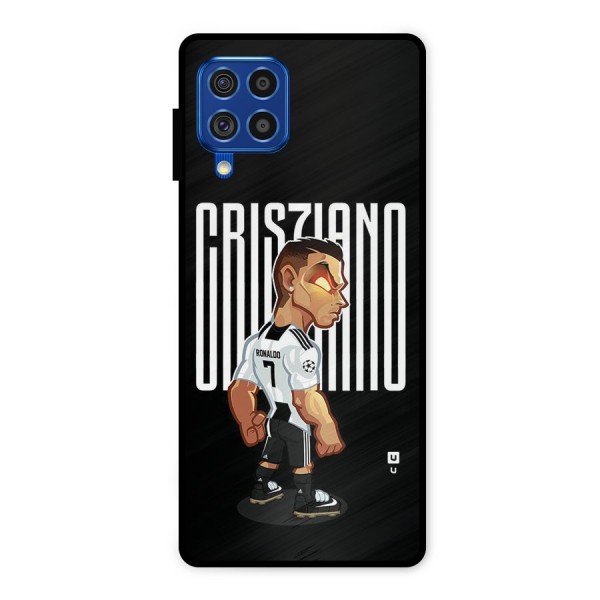 Soccer Star Metal Back Case for Galaxy F62