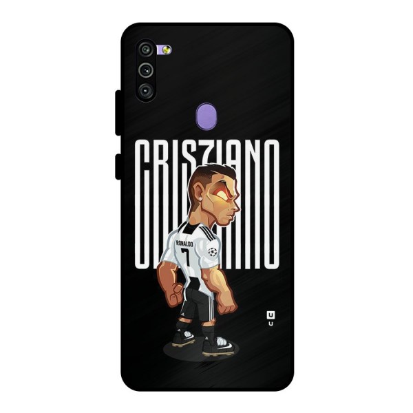 Soccer Star Metal Back Case for Galaxy M11