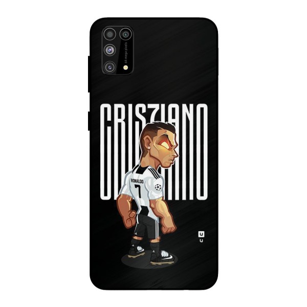 Soccer Star Metal Back Case for Galaxy M31