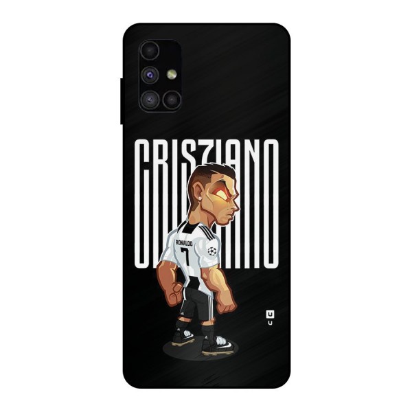 Soccer Star Metal Back Case for Galaxy M51