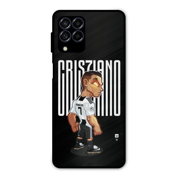 Soccer Star Metal Back Case for Galaxy M53 5G