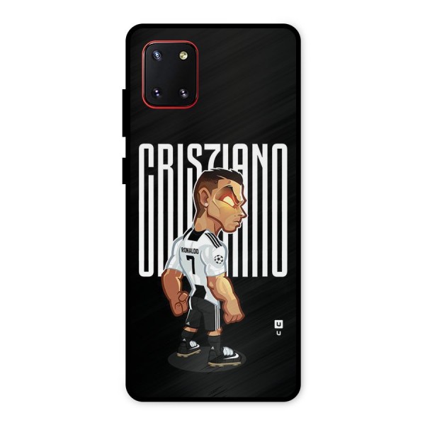 Soccer Star Metal Back Case for Galaxy Note 10 Lite