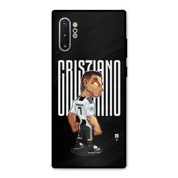 Soccer Star Metal Back Case for Galaxy Note 10 Plus