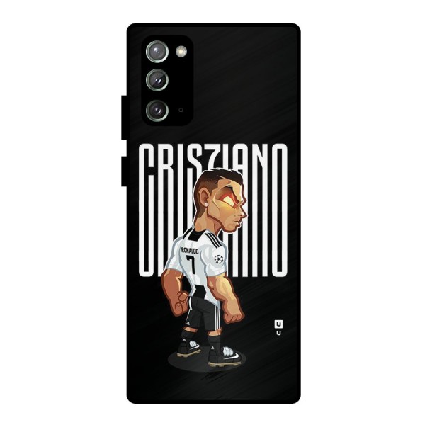 Soccer Star Metal Back Case for Galaxy Note 20