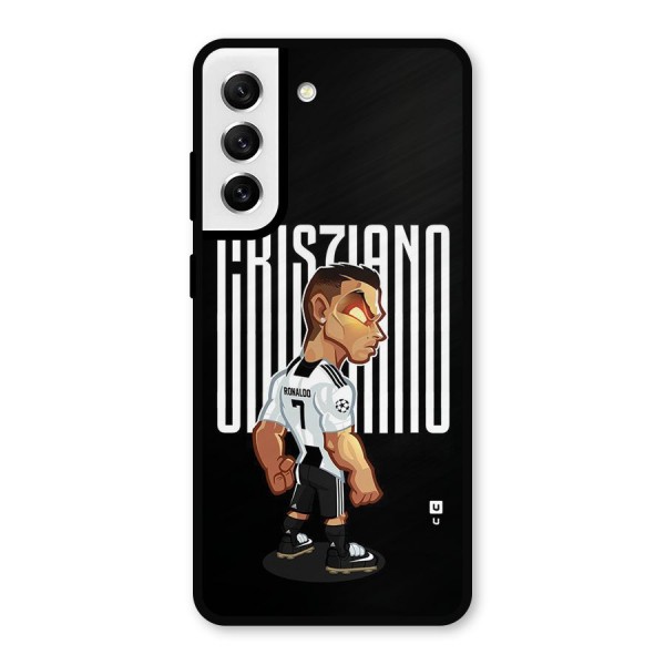 Soccer Star Metal Back Case for Galaxy S21 FE 5G