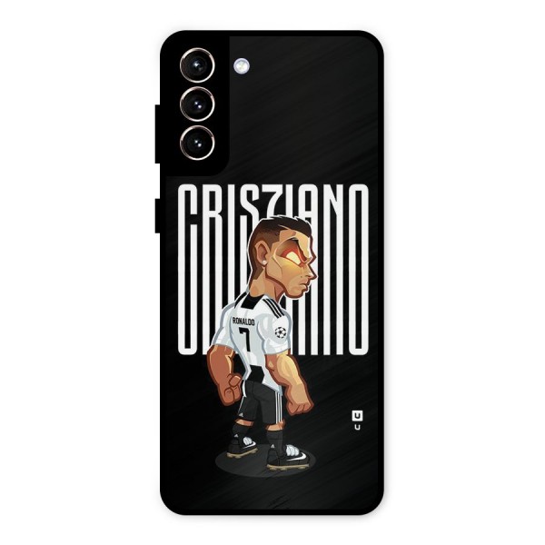 Soccer Star Metal Back Case for Galaxy S21 Plus