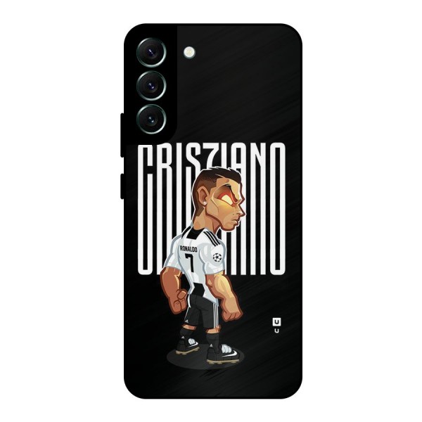 Soccer Star Metal Back Case for Galaxy S22 Plus 5G