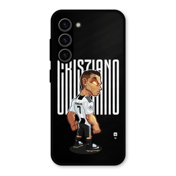 Soccer Star Metal Back Case for Galaxy S23