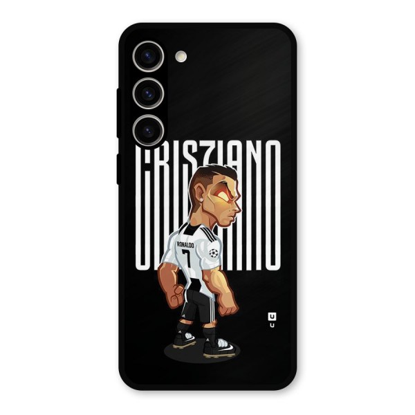 Soccer Star Metal Back Case for Galaxy S23 Plus