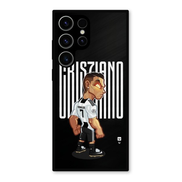 Soccer Star Metal Back Case for Galaxy S23 Ultra