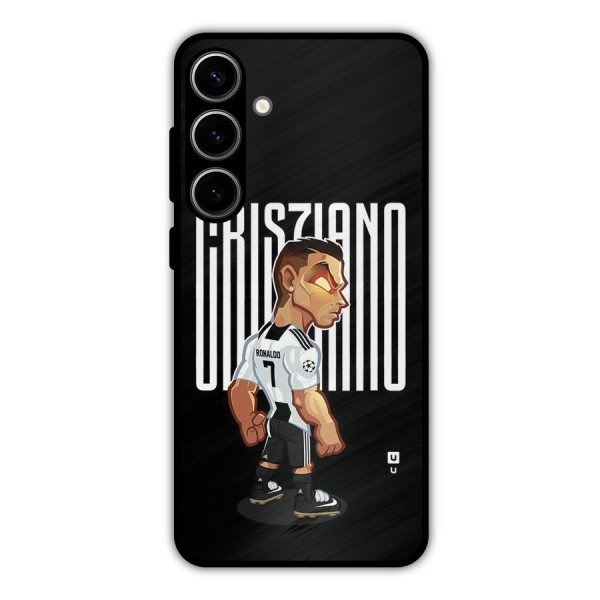 Soccer Star Metal Back Case for Galaxy S24 Plus