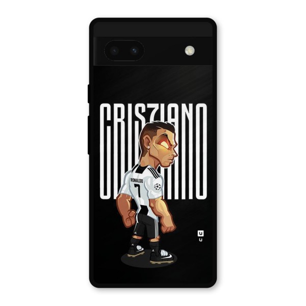 Soccer Star Metal Back Case for Google Pixel 6a