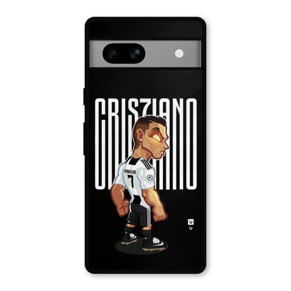 Soccer Star Metal Back Case for Google Pixel 7a