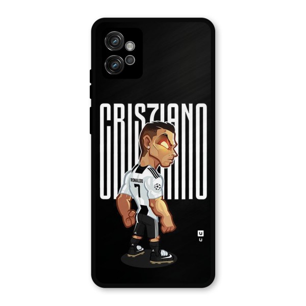 Soccer Star Metal Back Case for Moto G32