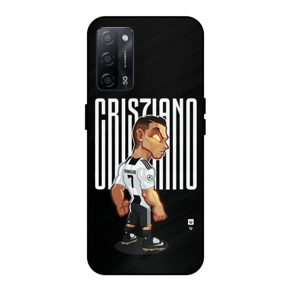 Soccer Star Metal Back Case for Oppo A53s 5G