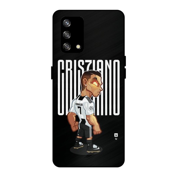 Soccer Star Metal Back Case for Oppo F19s