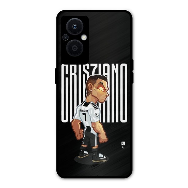 Soccer Star Metal Back Case for Oppo F21s Pro 5G