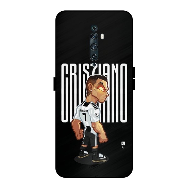 Soccer Star Metal Back Case for Oppo Reno2 F