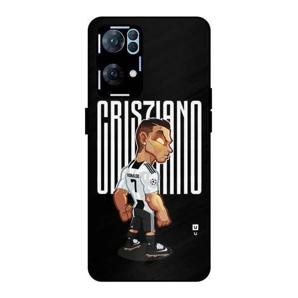 Soccer Star Metal Back Case for Oppo Reno7 Pro 5G